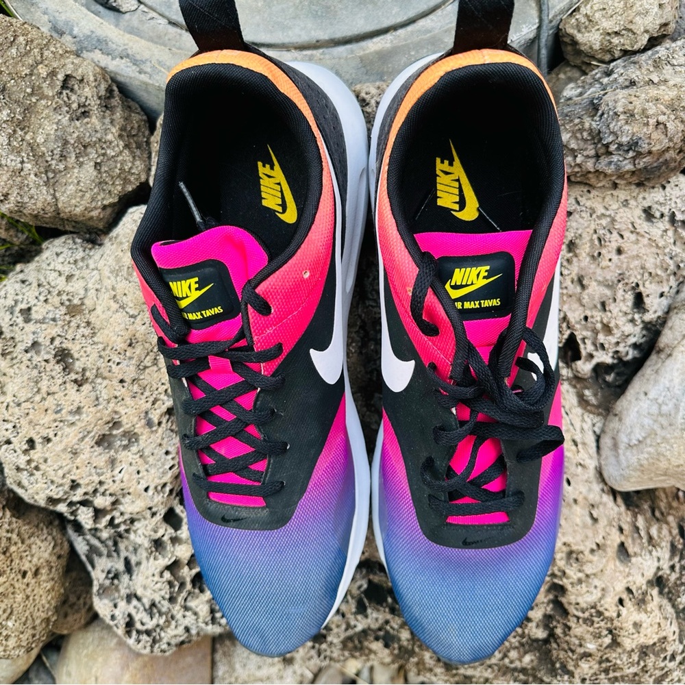 NIKE AIR MAX TAVAS SD Sunset Size 15 724765-005 Trainer Shoe NWOT - Picture 7 of 8
